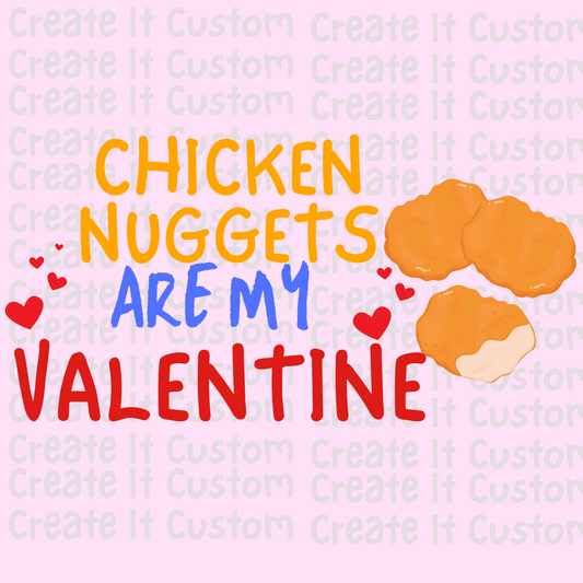 Chicken Nugget Valentine PNG